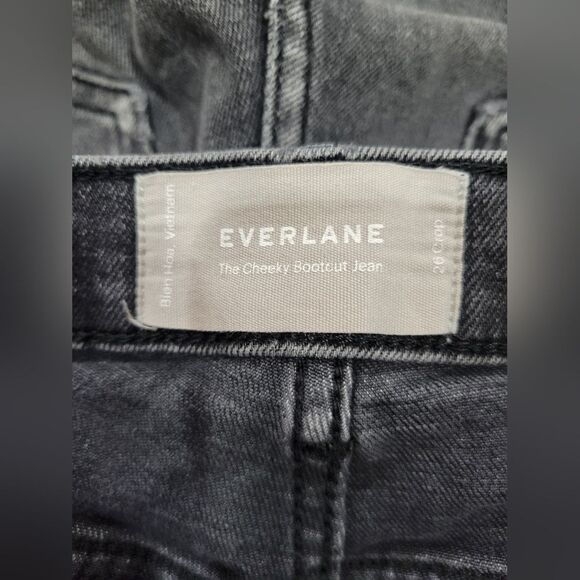 Everlane Grey The Cheeky Bootcut Crop Jean Size 26 - Picture 2 of 5